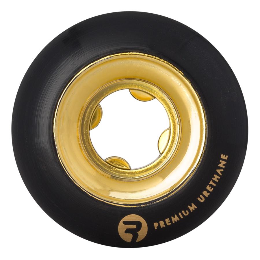 Ricta Skateboard Wheels 52mm Chrome Core Black Gold 99a