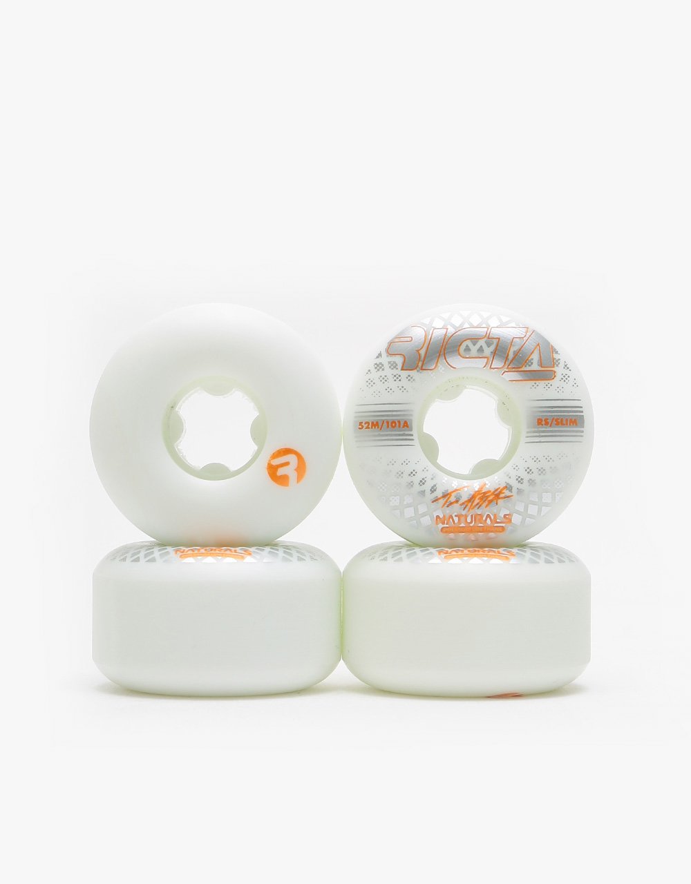 Ricta Skateboard Wheels 52Mm Tom Asta Reflective Naturals Slim 101A