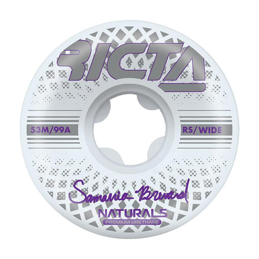 Ricta Skateboard Wheels 53mm Brevard Reflective Naturals Wide 99a