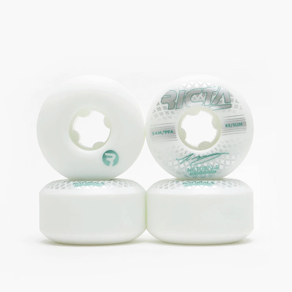 Ricta Skateboard Wheels 54Mm Maurio Mccoy Reflective Naturals Slim 99A