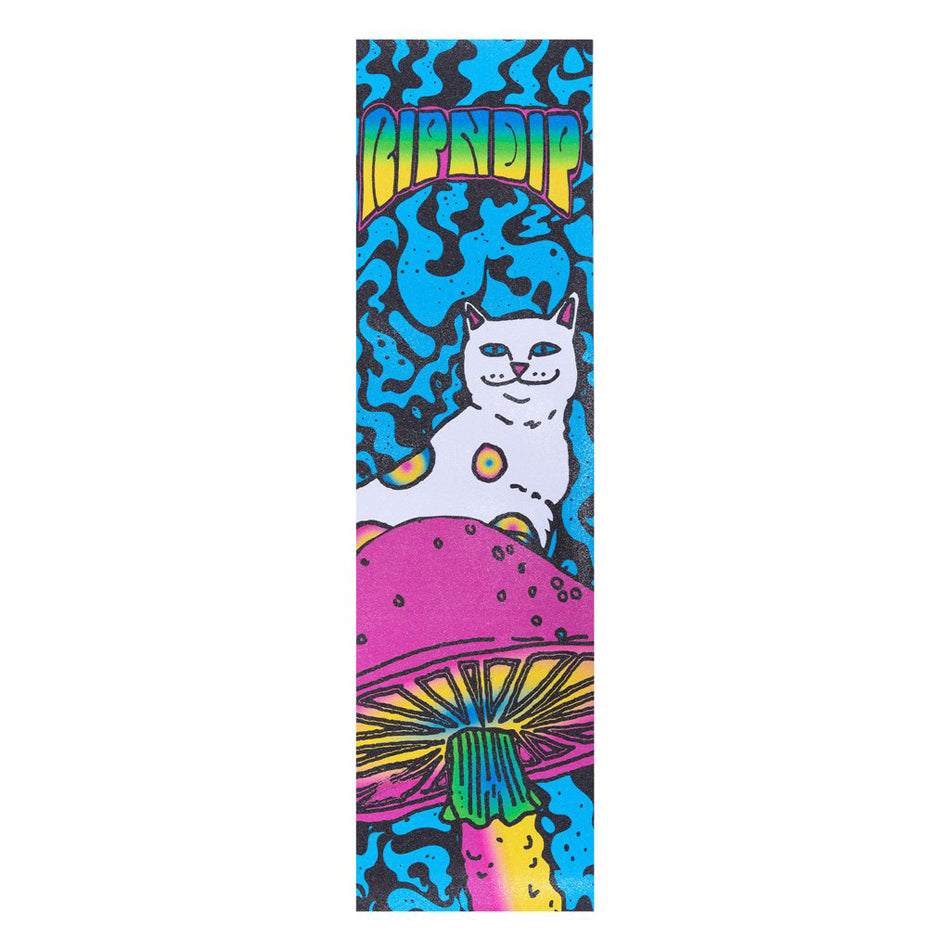 Ripndip Grip Psychedelic Blue Rip N Dip Skateboard Griptape
