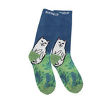 Ripndip Socks Lord Nermal Prisma Mutli Osfm Rip N Dip Skateboard Sox