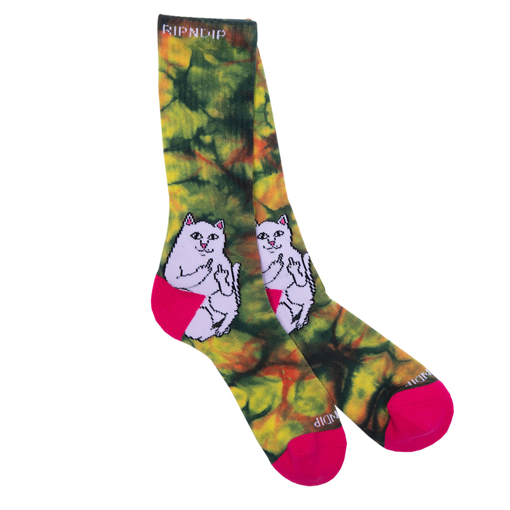 RIPnDIP Socks Lord Nermal Sunburst Mutli OSFM Rip N Dip Skateboard Sox