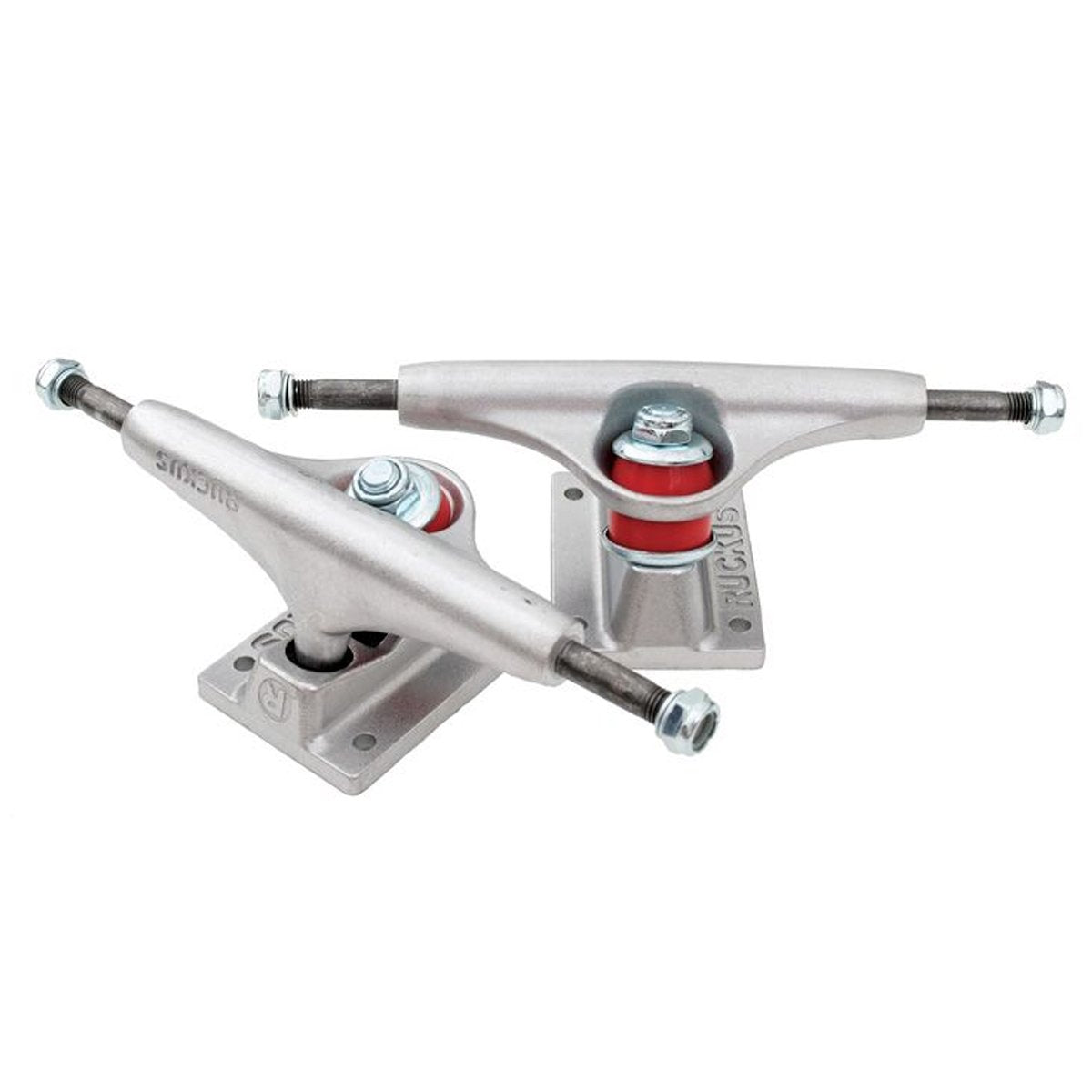 Ruckus Skateboard Trucks Silver Low 5.25" Axles 8"