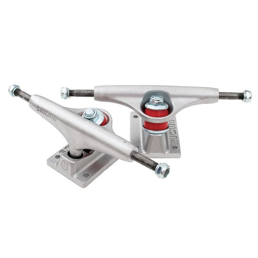 Ruckus Skateboard Trucks Silver Low 5.25" Axles 8"