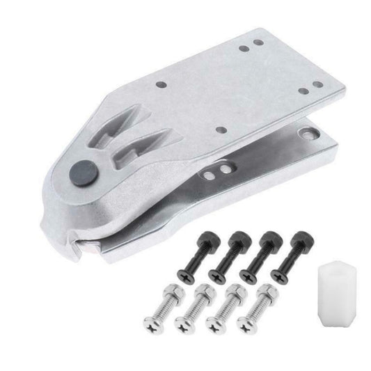 Kingpin Surfskate Adapter - Raw Silver (Turn Any Skateboard Into a Surf skate)