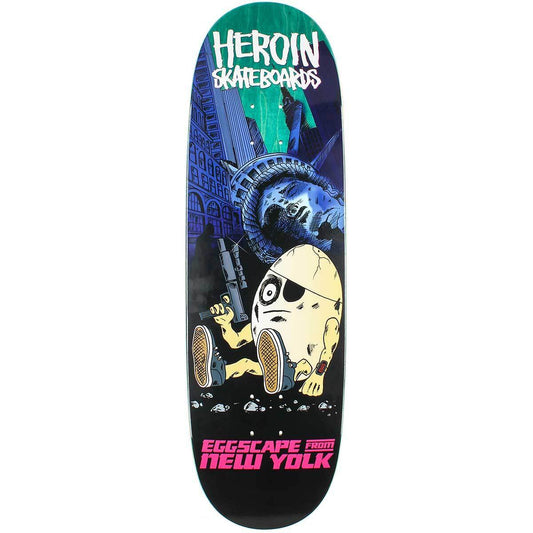 Heroin Skateboard Deck Eggscape From New Yolk Egg 9.4"