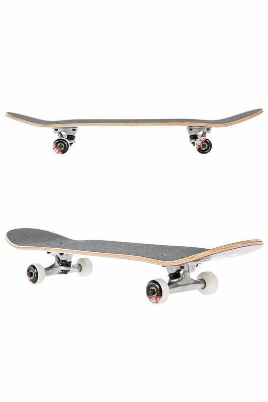 Element Skateboard Complete Hatched Aqua Red 7.75" Pre-Assembled