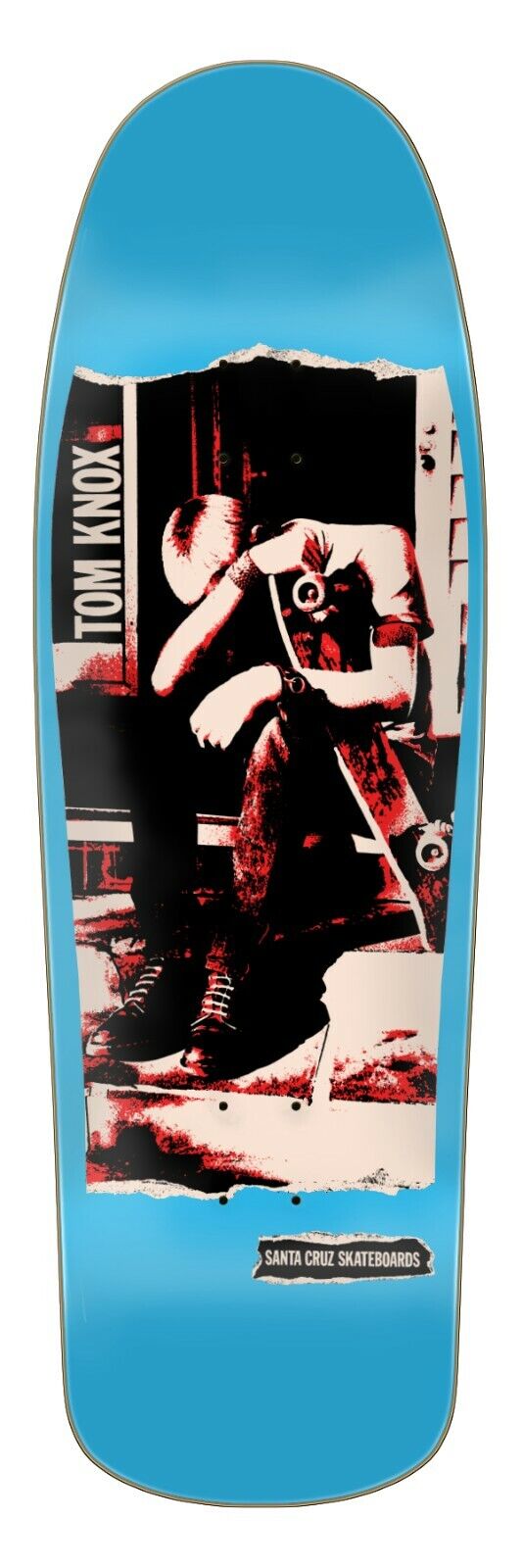 Santa Cruz Skateboard Deck Tom Knox Punk Discord Blue 9.89"