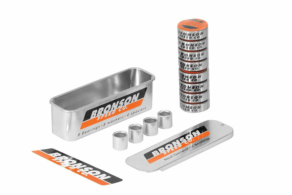 Bronson Speed Co Bearings The G3 Next Generation 8 Pack Skateboard Bearings