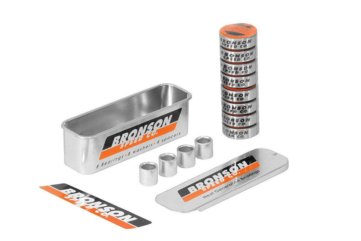 Bronson Speed Co Bearings The G3 Next Generation 8 Pack Skateboard Bearings