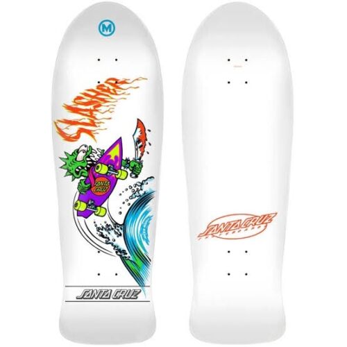 Santa Cruz Skateboards Deck Meek OG Slasher White Reissue 10.1"