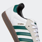 Adidas Shoes Samba Adv White Collegiate Green Us Skateboard Sneakers Originals
