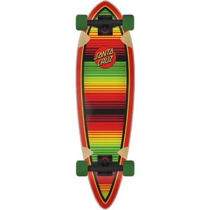Santa Cruz Complete Skateboard Serape Dot Pintail 9.2" x 33" Cruiser