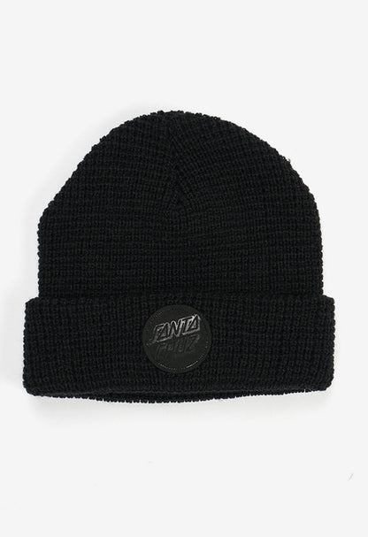 Santa Cruz Beanie Opus Black OSFA New Skateboard Bi-Fold Headwear