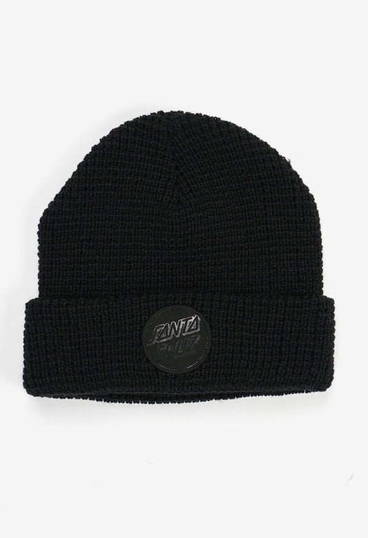 Santa Cruz Beanie Opus Black OSFA New Skateboard Bi-Fold Headwear