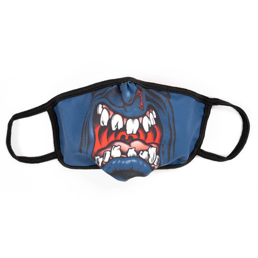 Santa Cruz Rob Face Mask Navy Skateboard Reusable Washable - Non-surgical