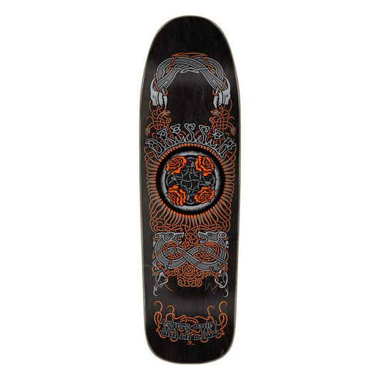 Santa Cruz Skateboard Deck Dressen Rose Crew 9.31" Black Stain Reissue