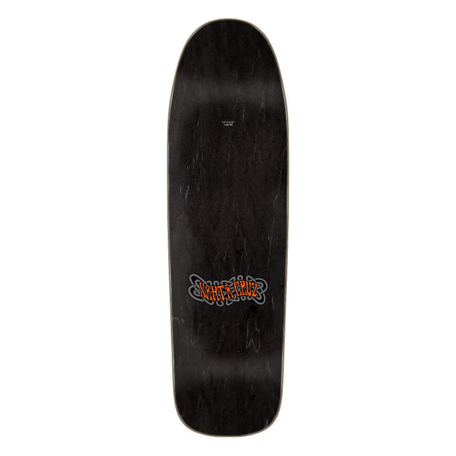 Santa Cruz Skateboard Deck Dressen Rose Crew 9.31" Black Stain Reissue