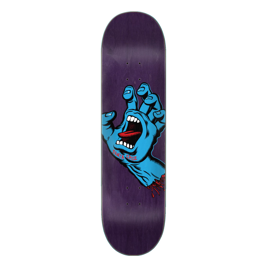 Santa Cruz Skateboard Deck Screaming Hand 8 375