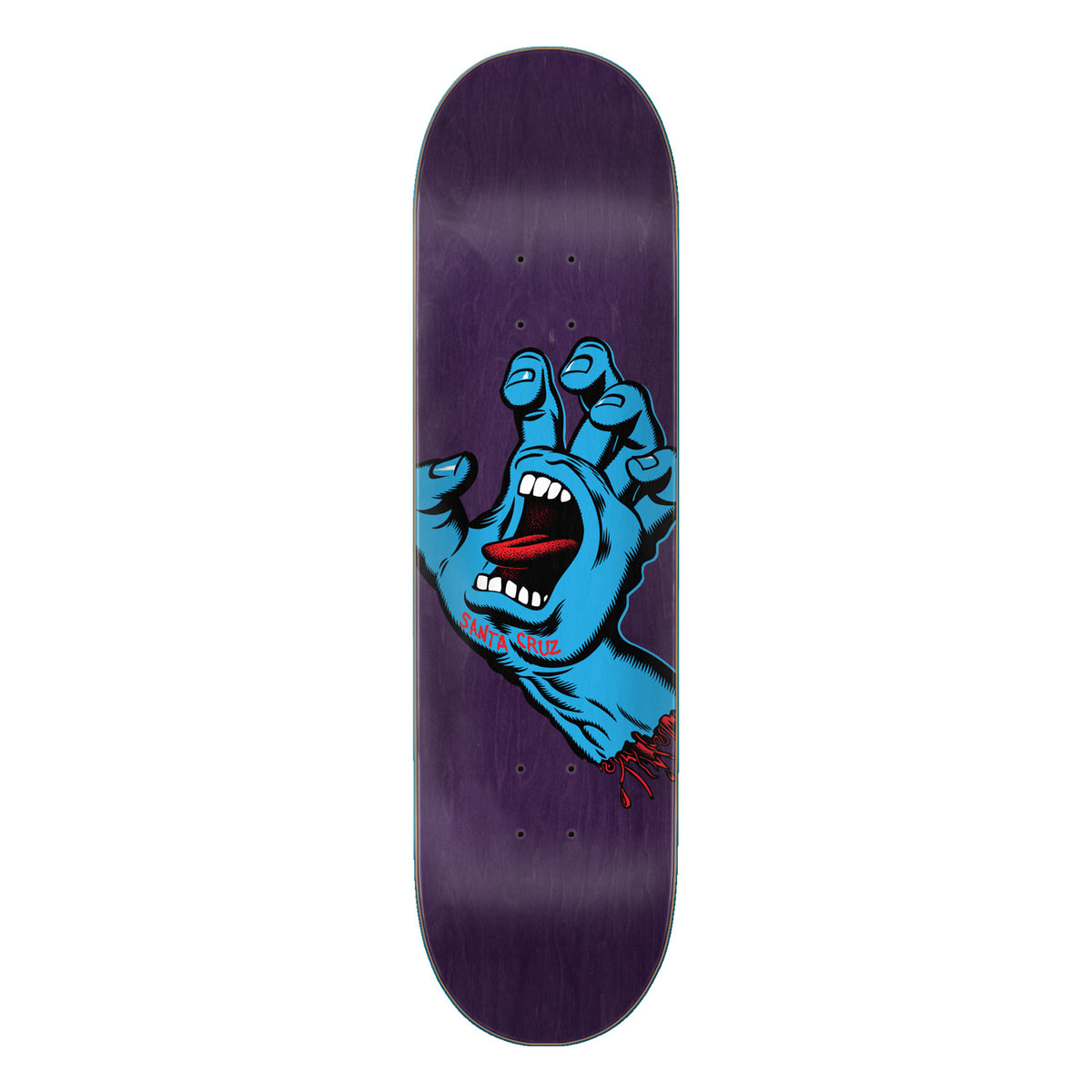 Santa Cruz Skateboard Deck Screaming Hand 8 375