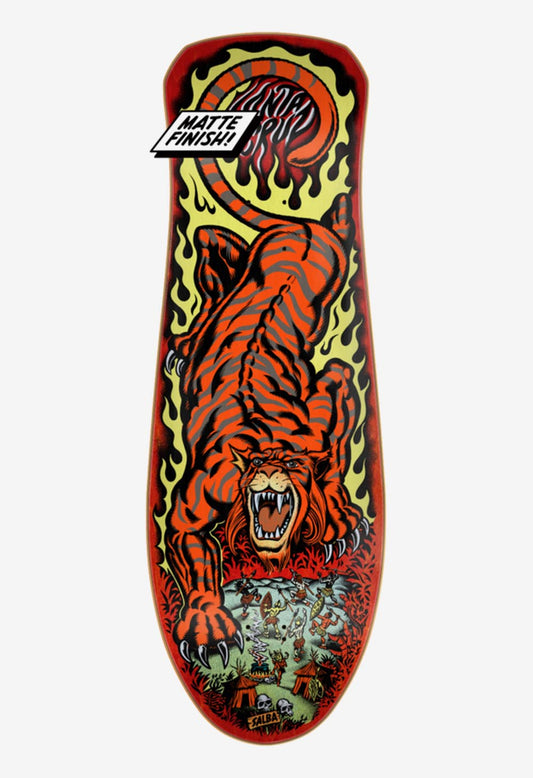 Santa Cruz Skateboards Deck Salba Tiger Matte Finish 10.3" Reissue