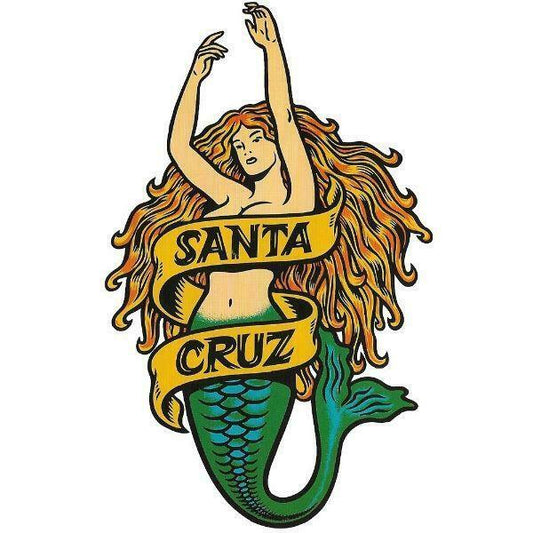 Santa Cruz Skateboards Stickers 5 Pack Mermaid Skate decal