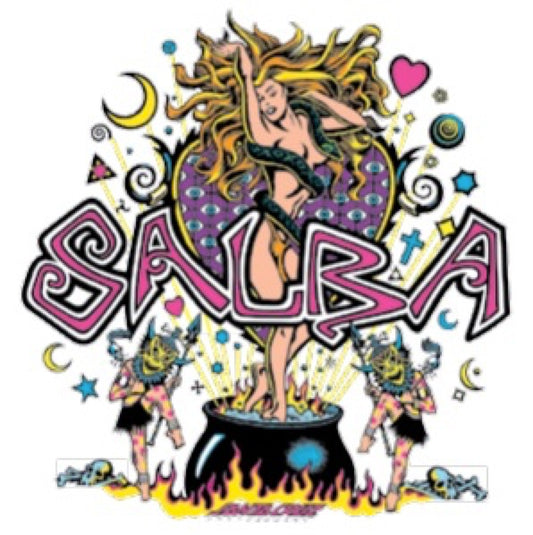 Santa Cruz Skateboards Stickers 5 Pack Salba Witch Skate decal