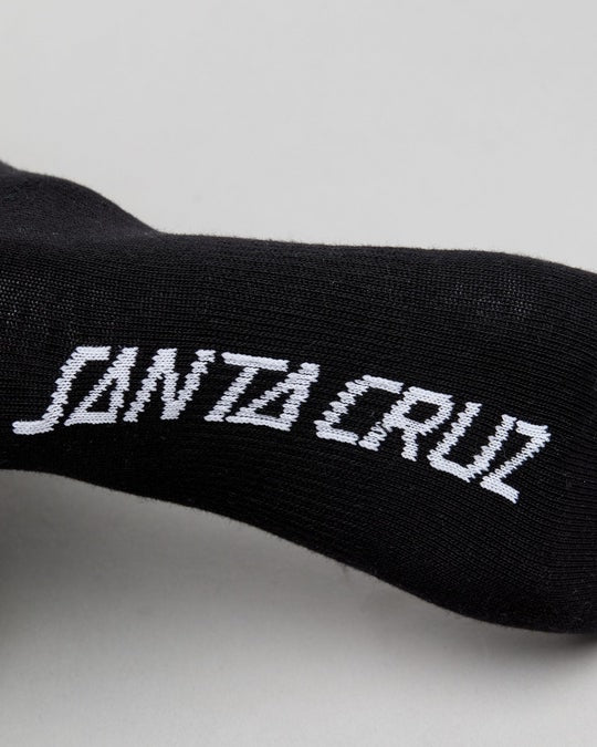 Santa Cruz Socks 4 Pack MONO HAND ASST Crew Size 7-11 Skateboard Sox