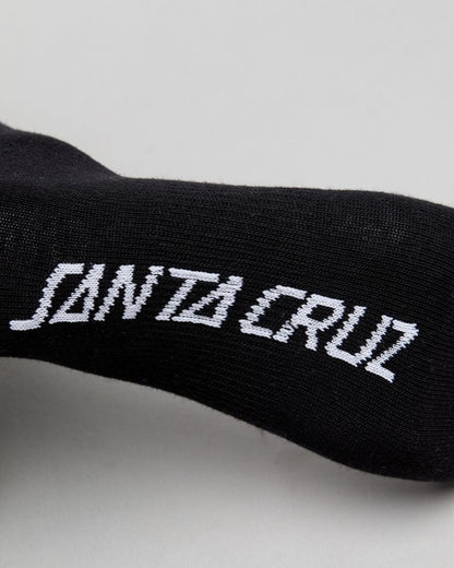 Santa Cruz Socks 4 Pack MONO HAND ASST Crew Size 7-11 Skateboard Sox