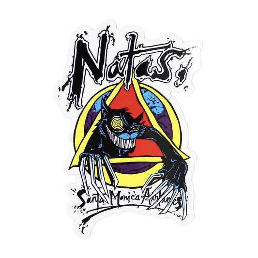 Santa Cruz Stickers 5 Pack Natas Evil Cat Santa Monica Airlines Skateboards