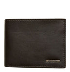 Santa Cruz Wallet Metal Strip Chocolate Leather Bi Fold Box