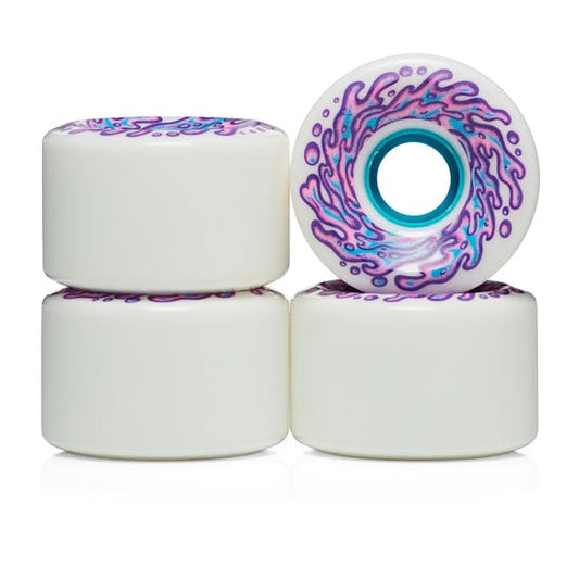 Santa Cruz Wheels Slime Balls 60mm OG Slime White 78a Reissue Skateboard Wheels
