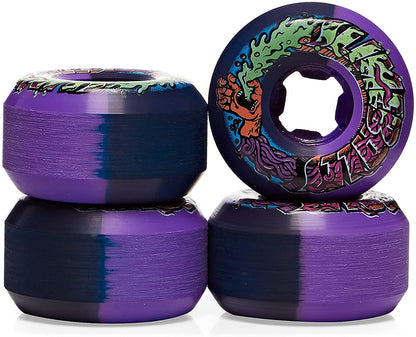 Santa Cruz Wheels Slime Balls Greetings Speed Balls Purple Black 53mm 99a