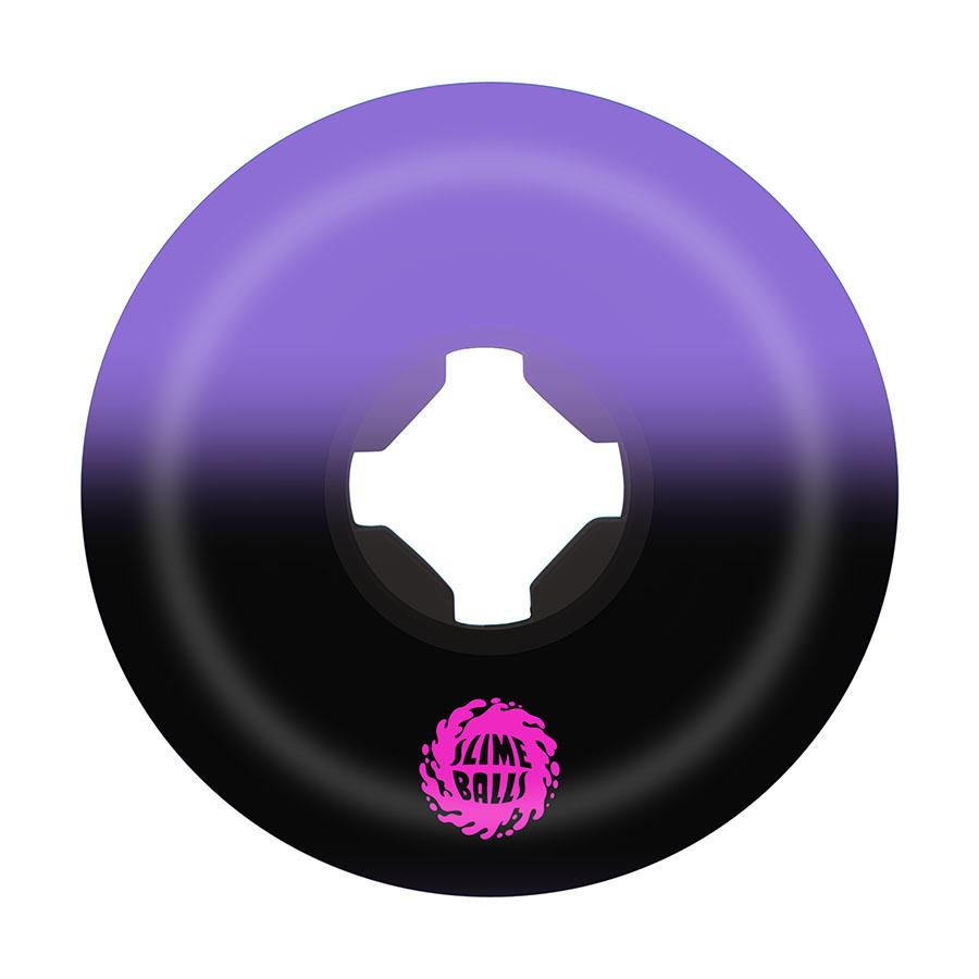 Santa Cruz Wheels Slime Balls Greetings Speed Balls Purple Black 53mm 99a