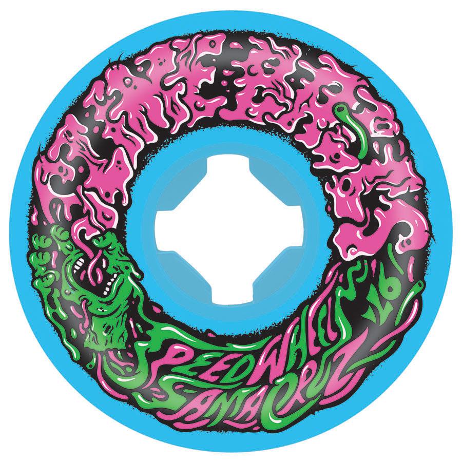 Santa Cruz Wheels Slime Balls Vomit Mini II Blue 53mm 97a
