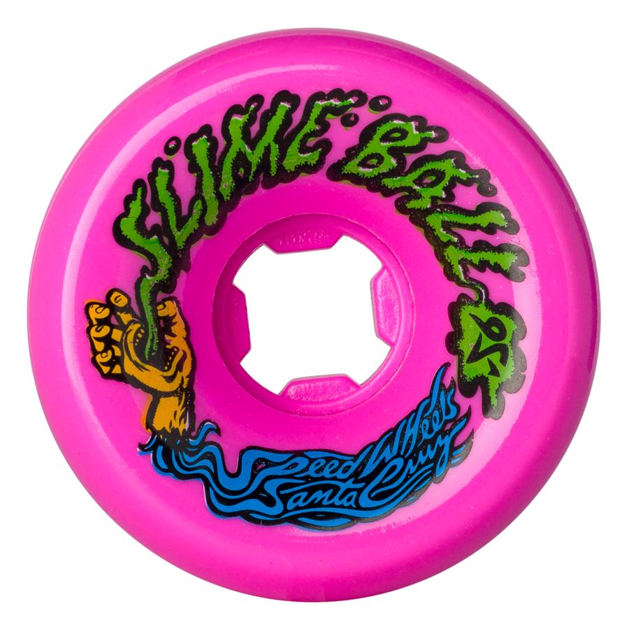 Santa Cruz Wheels Slime Balls Vomits Pink 60mm 95a Skateboard Reissue Wheels