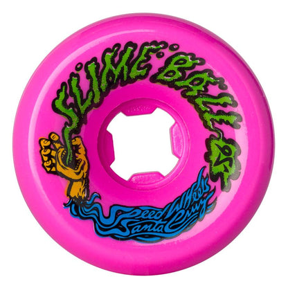 Santa Cruz Wheels Slime Balls Vomits Pink 60mm 95a Skateboard Reissue Wheels