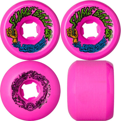 Santa Cruz Wheels Slime Balls Vomits Pink 60mm 95a Skateboard Reissue Wheels