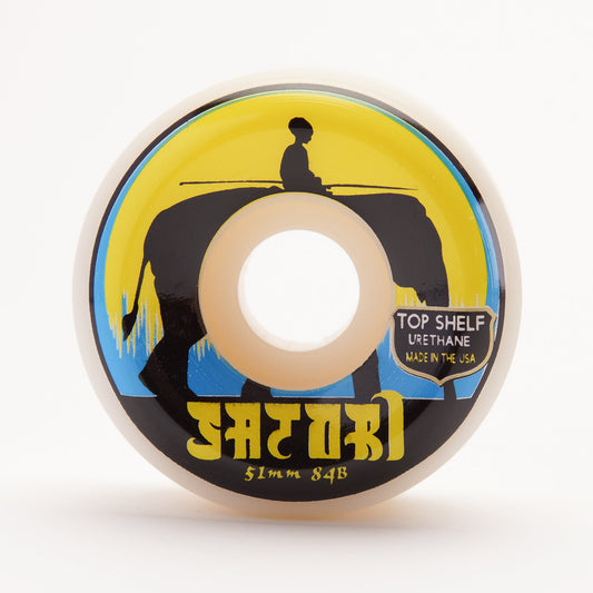 SATORI WHEELS Elephant Series TOP SHELF URETHANE 84B (Conical) 51mm