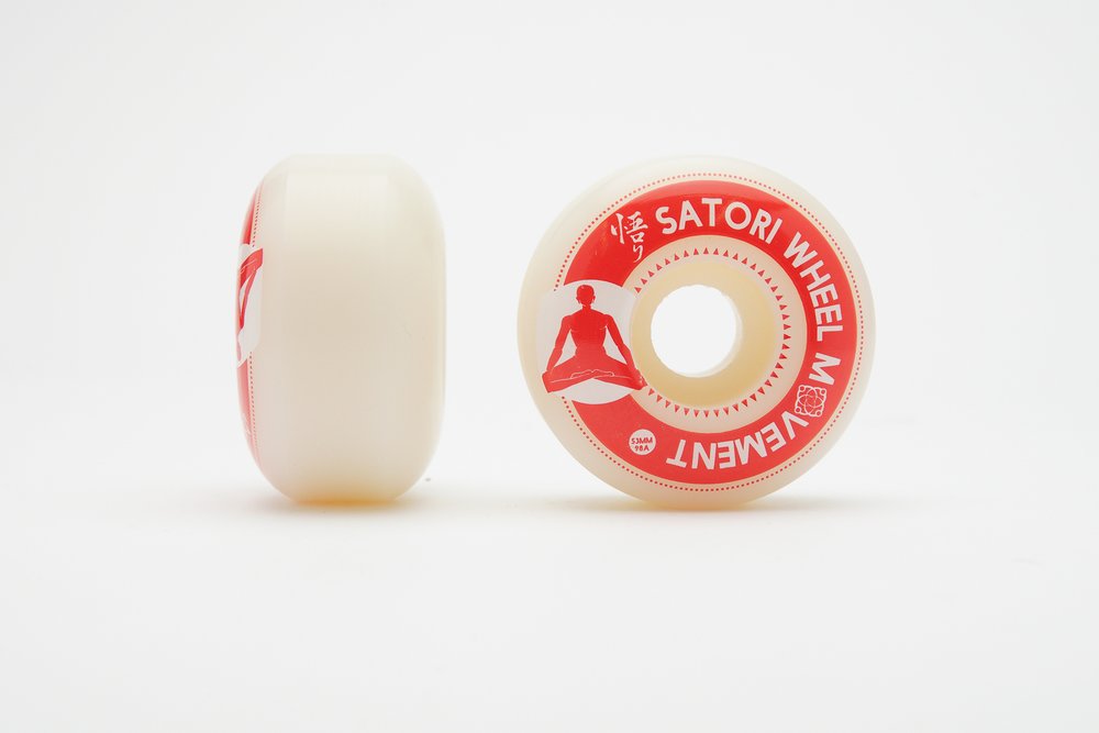 Satori Wheels Meditation Series Slim Shape 98A 53Mm Red
