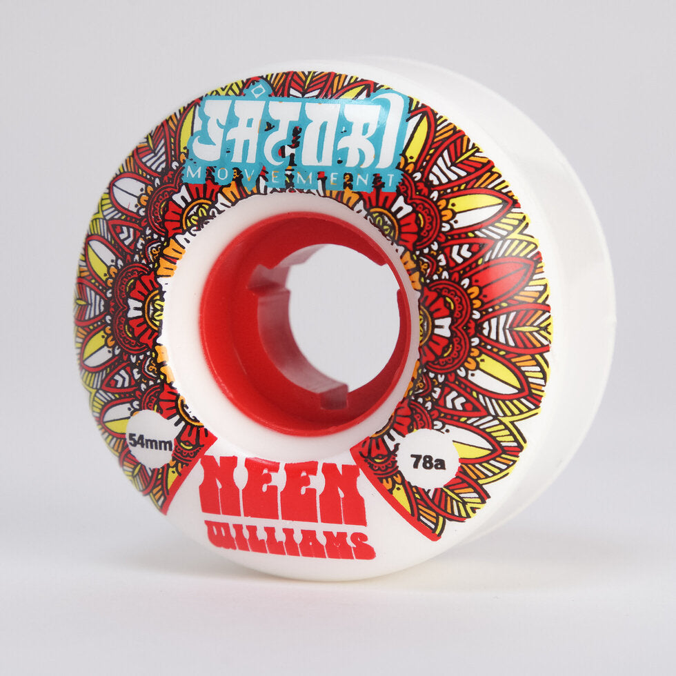 SATORI WHEELS Neen Williams Native 54mm Cruiser 78a WHITE
