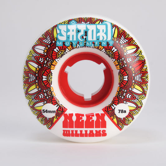 SATORI WHEELS Neen Williams Native 54mm Cruiser 78a WHITE