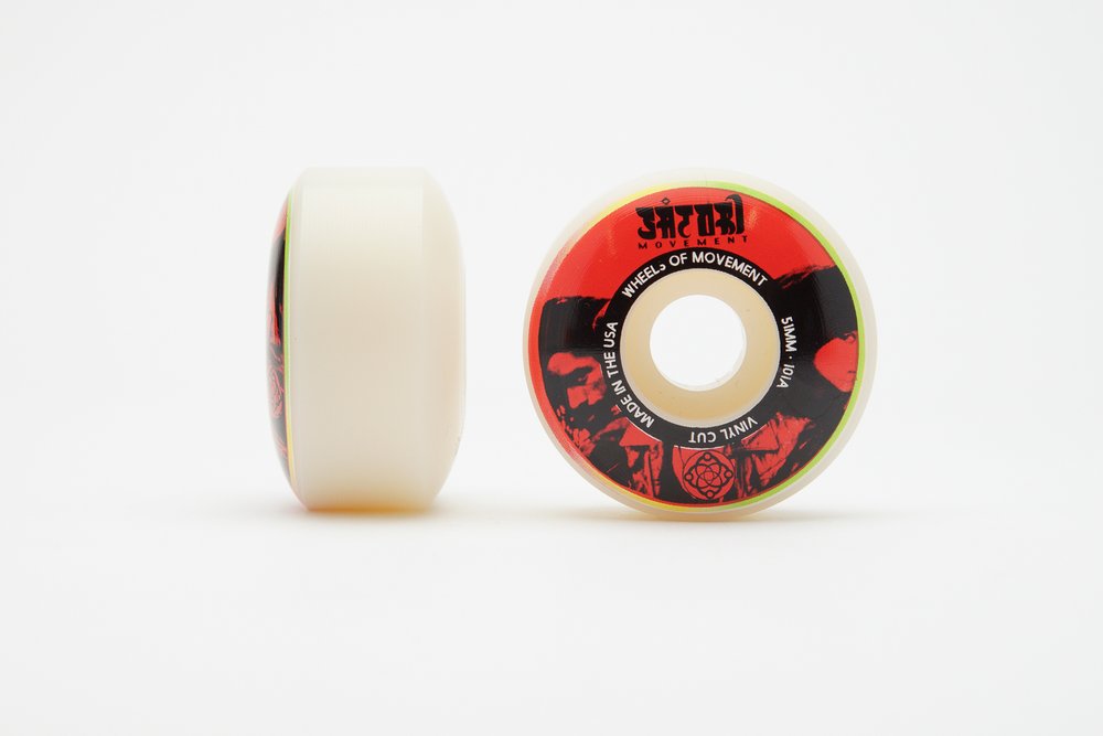 Satori Wheels Vinyl Cut Series 51Mm Red 101A