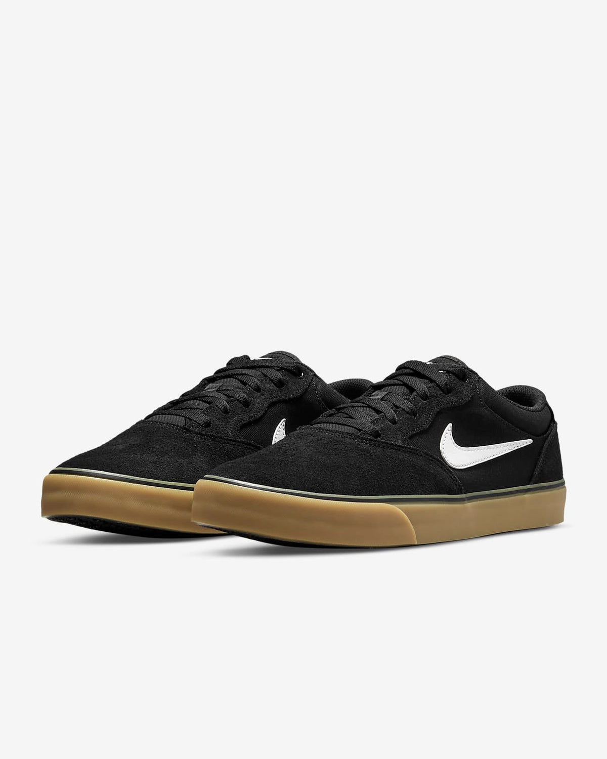 Nike Sb Shoes Chron 2 Black Gum White Us Size Skateboard Sneakers
