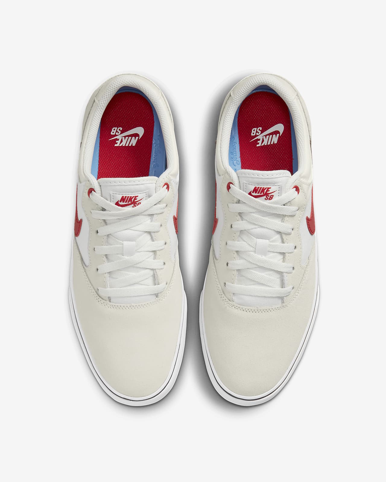 Nike SB Shoes Chron 2 White Phantom Red US SIZE Skateboard Sneakers