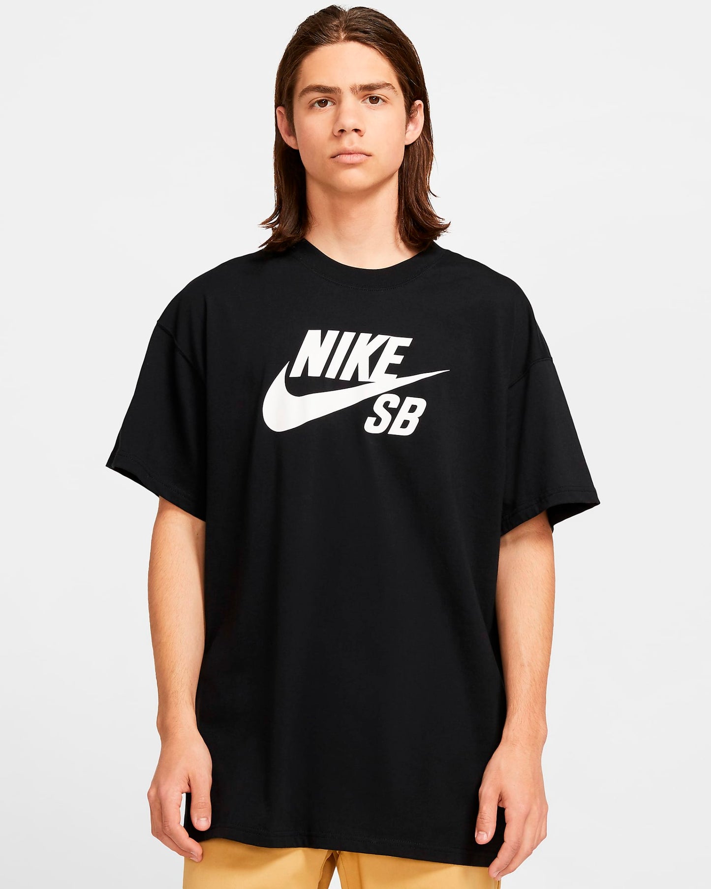 Nike SB Tee Logo Skate HBR Black White Unisex Skateboard T-Shirt