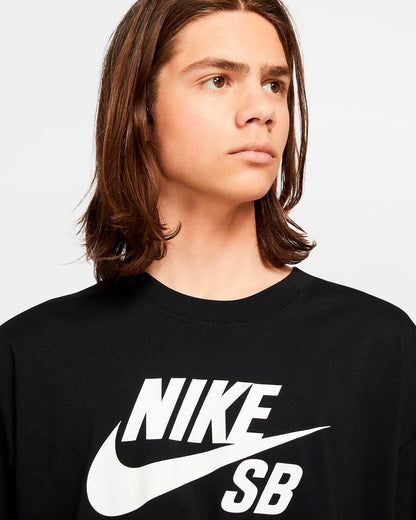 Nike SB Tee Logo Skate HBR Black White Unisex Skateboard T-Shirt