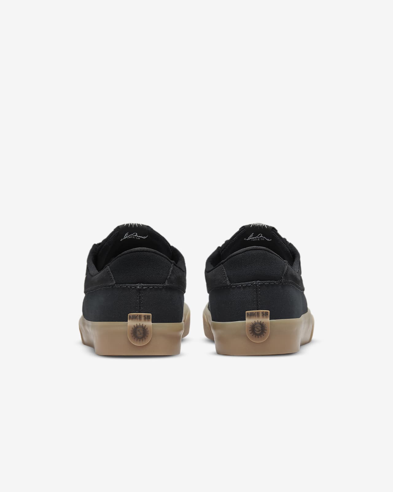 Nike SB Shoes Shane O'Neill Black Black White Gum US SIZE Skateboard Sneakers