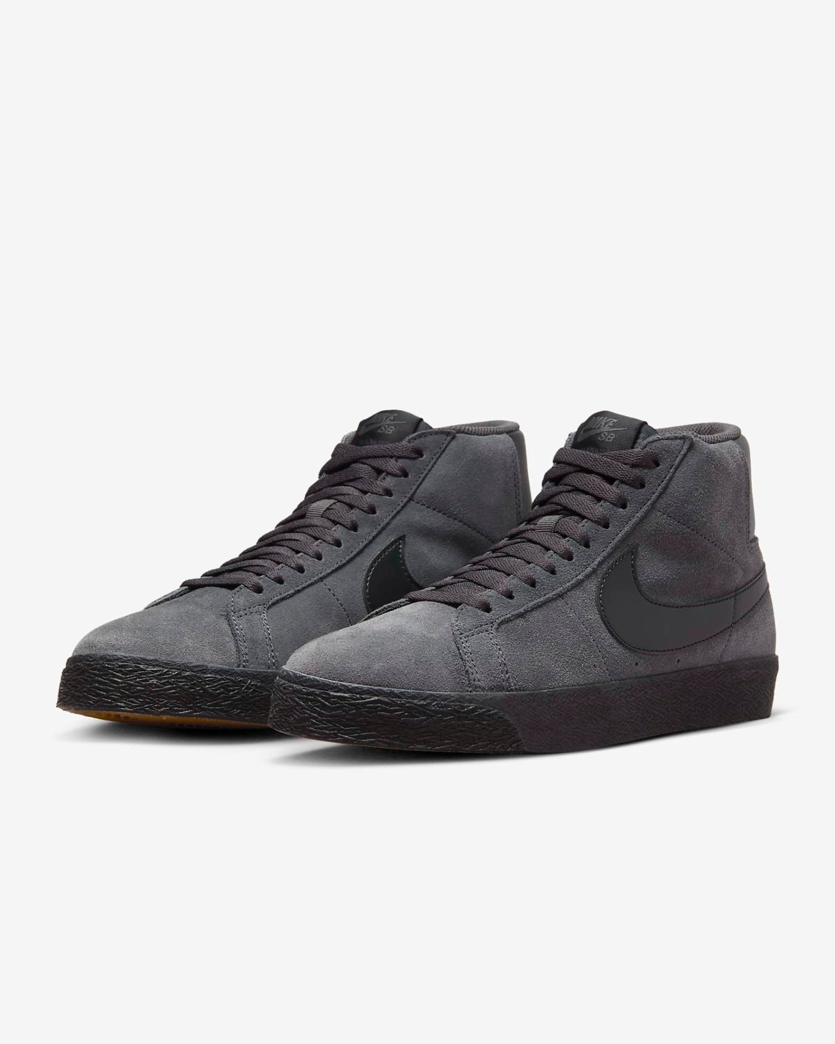 Nike Sb Shoes Blazer Mid Anthracite Black Us Size Skateboard Sneakers